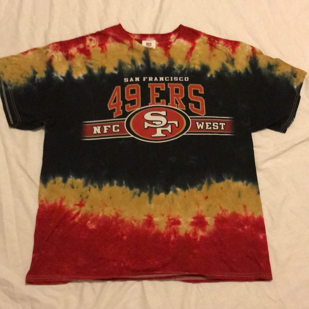NFL Team Apparel Tie Dye San Francisco 49ers XL